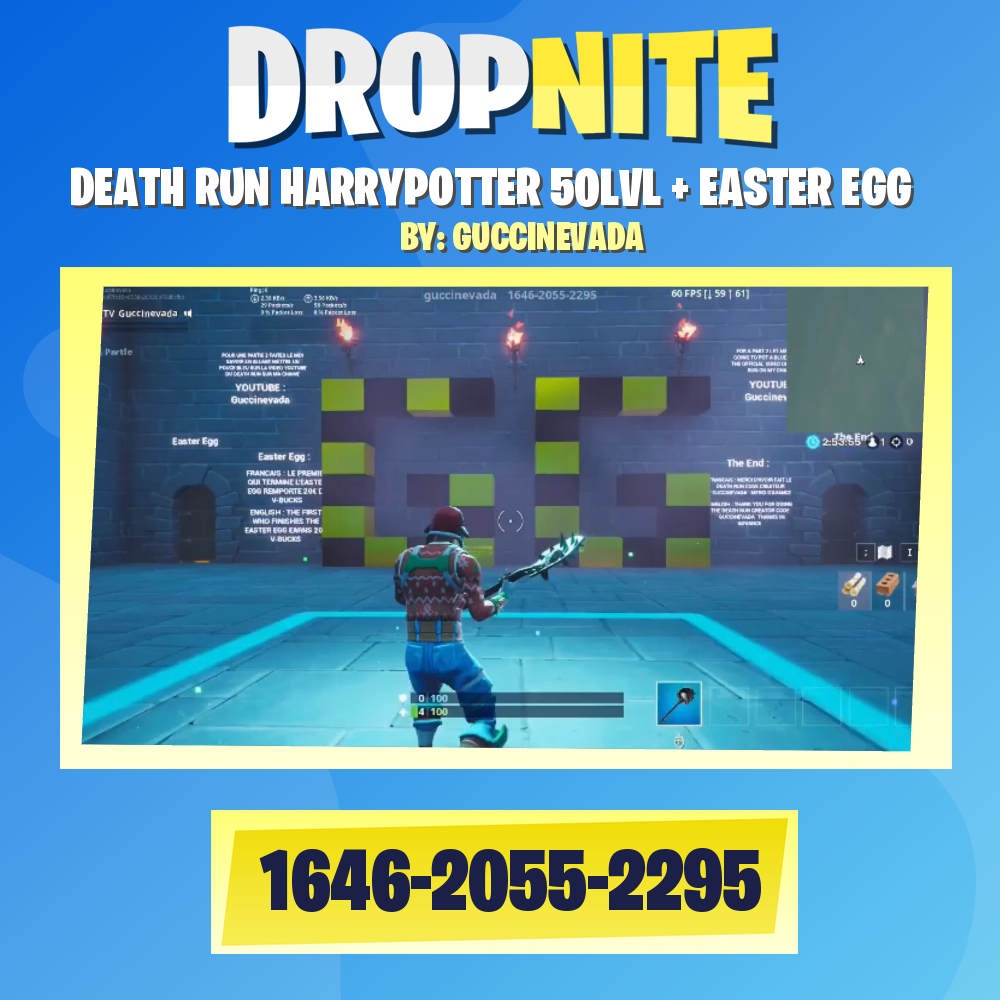 DEATH RUN HARRYPOTTER 50LVL + EASTER EGG