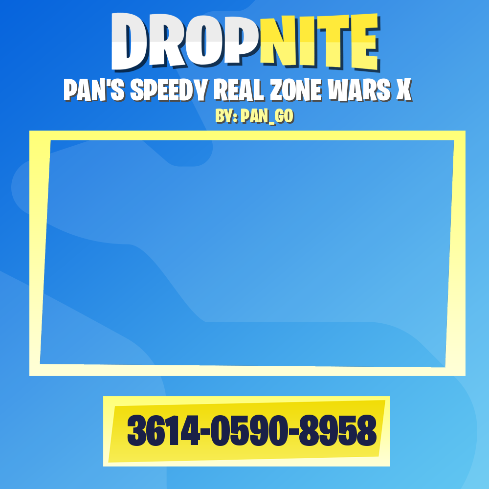 PAN'S SPEEDY REAL ZONE WARS X