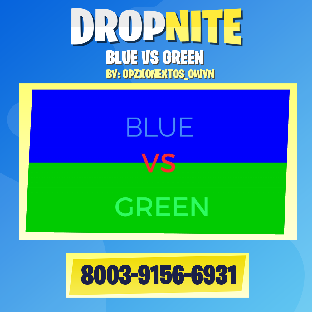 BLUE VS GREEN
