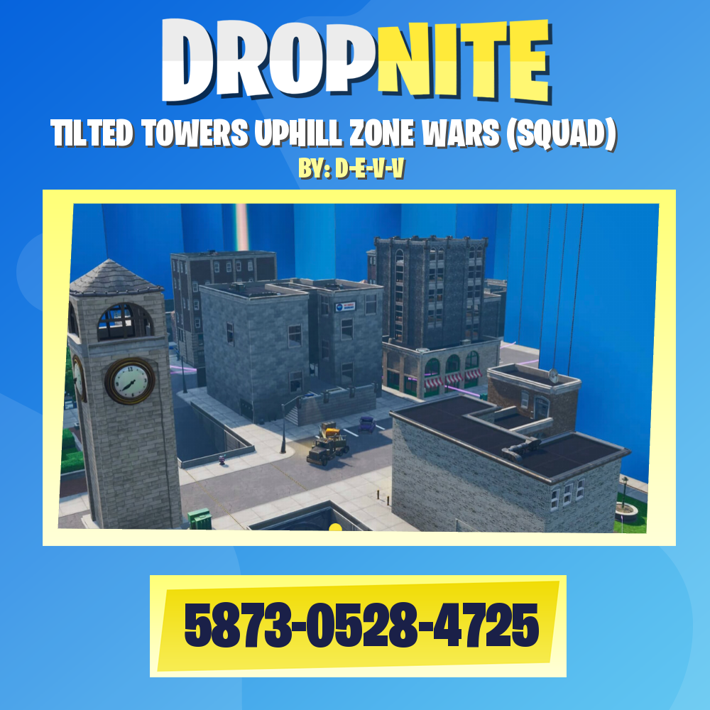 TILTED TOWERS UPHILL ZONE WARS (SQUAD)