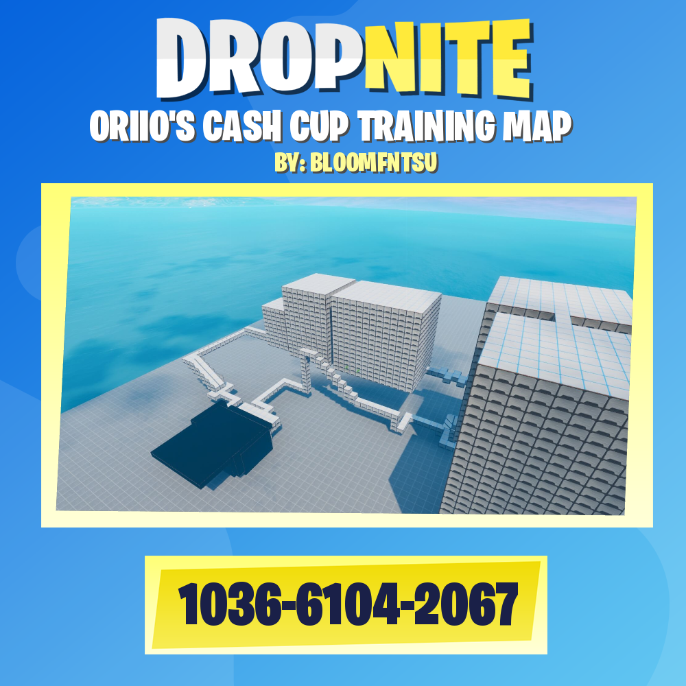 ORIIO'S CASH CUP TRAINING MAP