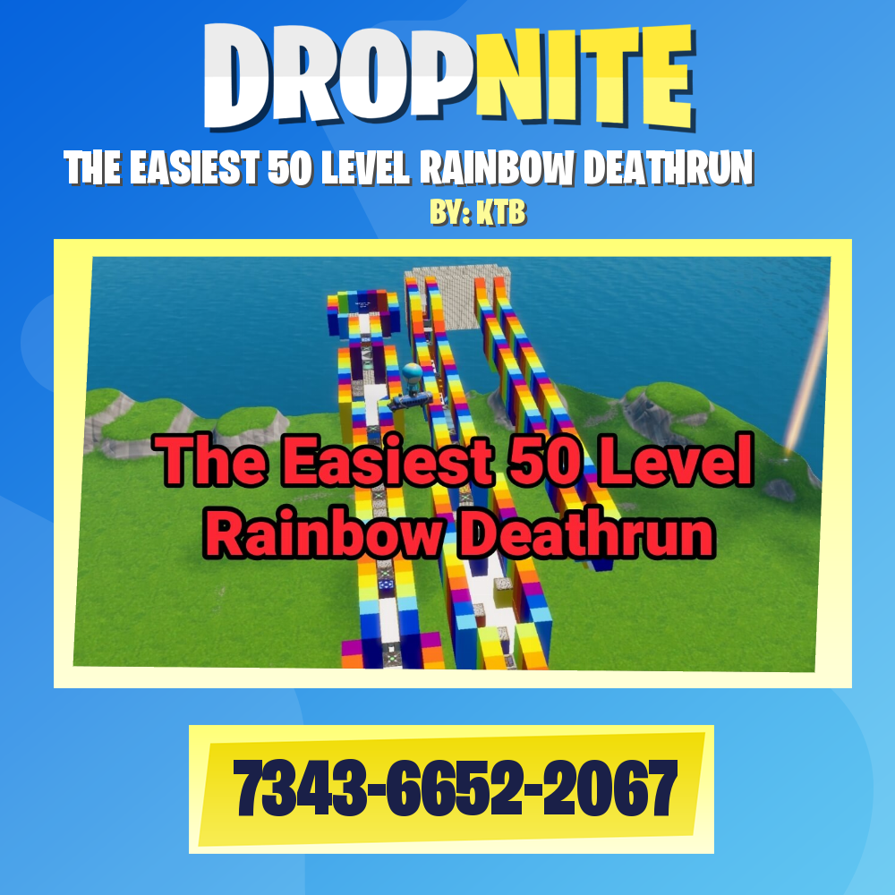 THE EASIEST 50 LEVEL RAINBOW DEATHRUN