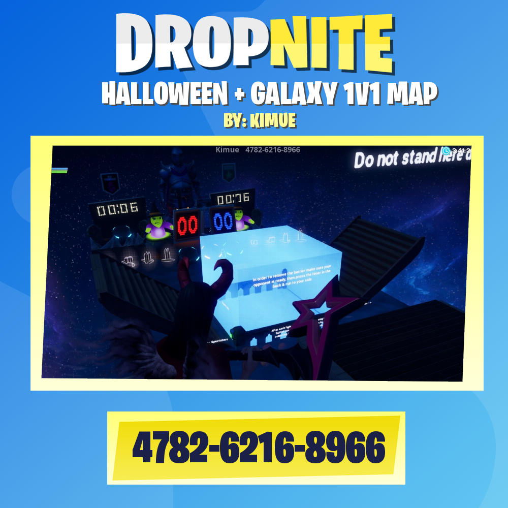HALLOWEEN + GALAXY 1V1 MAP