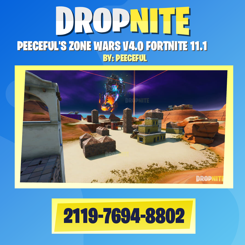 PEECEFUL'S ZONE WARS V4.0 FORTNITE 11.1