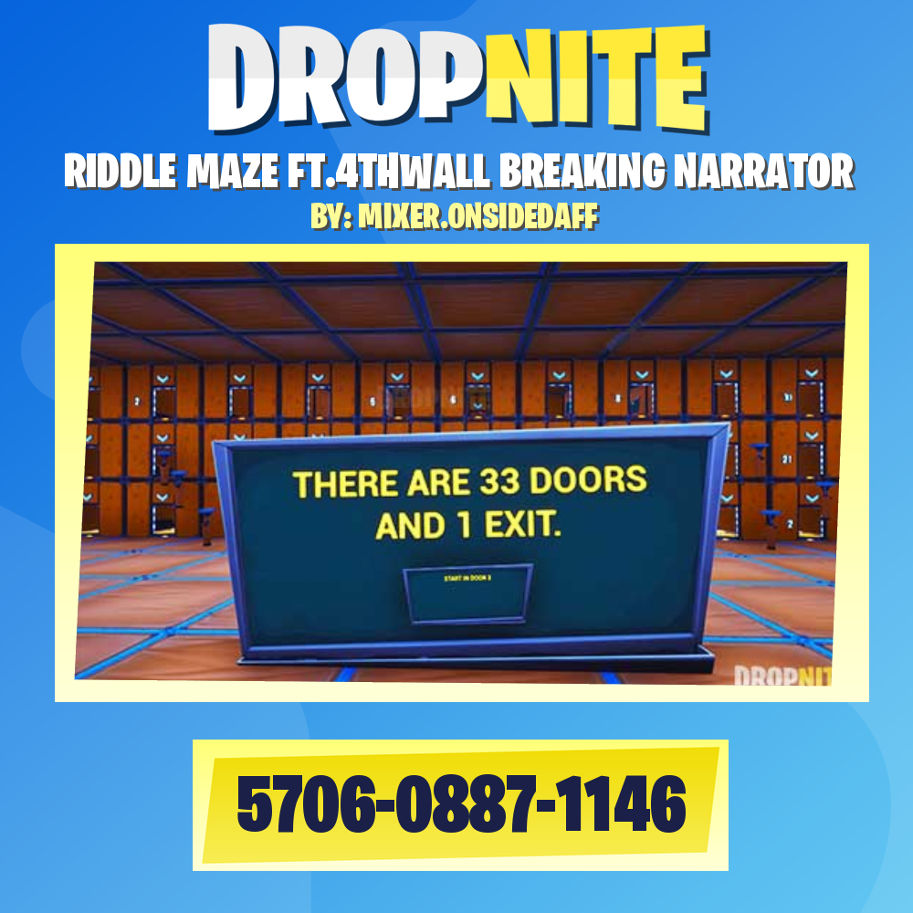 RIDDLE MAZE FT.4THWALL BREAKING NARRATOR