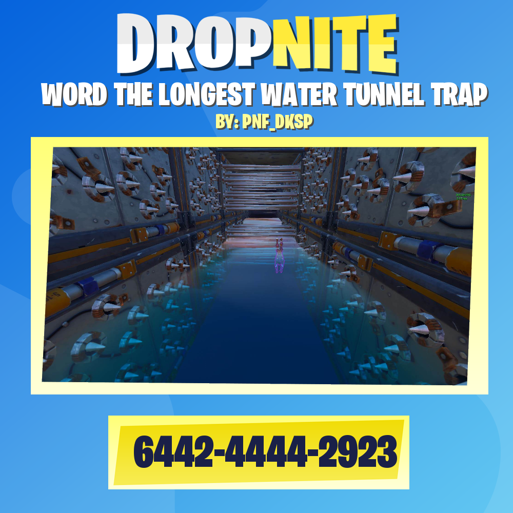 WORD THE LONGEST WATER TUNNEL TRAP