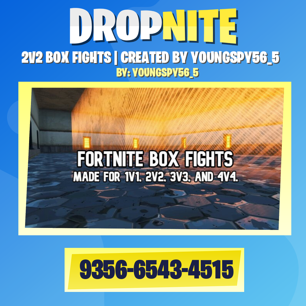 4V4 TEAM BOXFIGHTS - Fortnite Creative Map Code - Dropnite