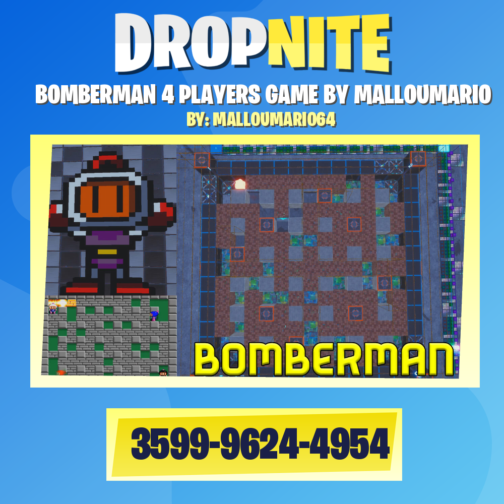 BOMBERMAN 4 PLAYERS GAME BY MALLOUMARIO