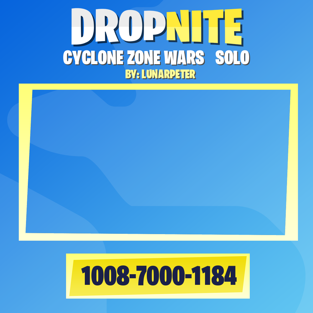 ᄋCYCLONE ZONE WARS ϟ SOLO