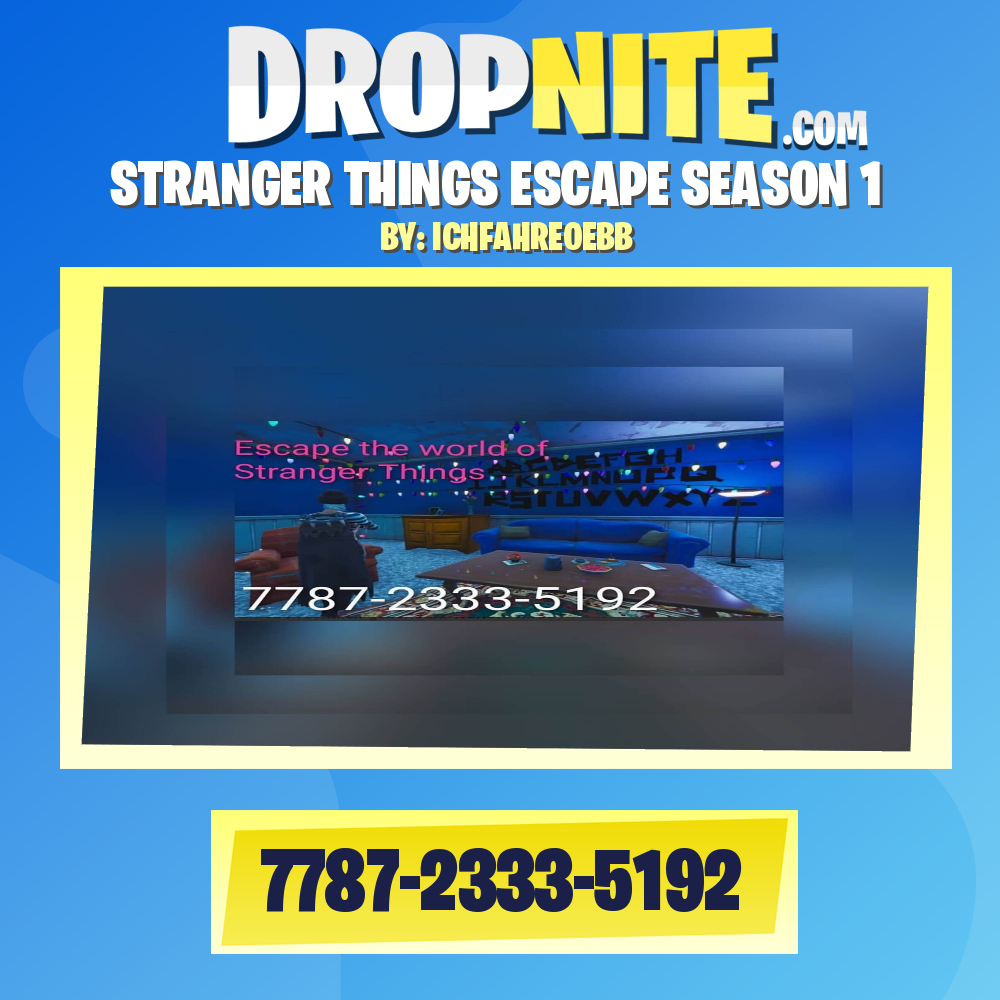 STRANGER THINGS ESCAPE SEASON 1