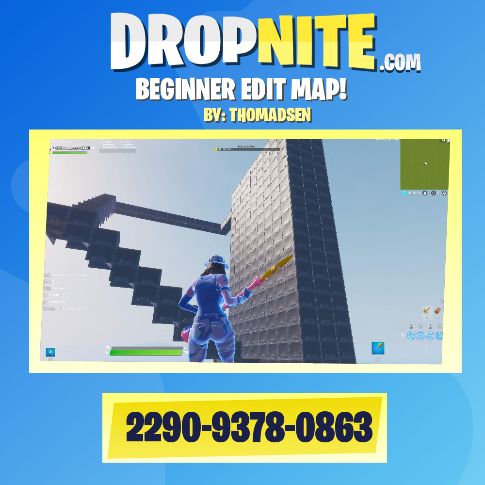 THE FLYING DEATHRUN - Fortnite Creative Map Code - Dropnite