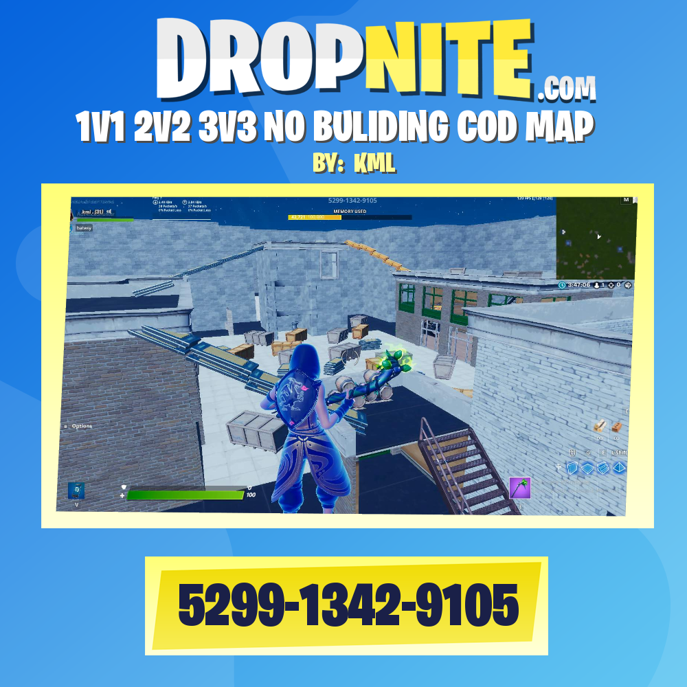 1V1 2V2 3V3 NO BULIDING COD MAP