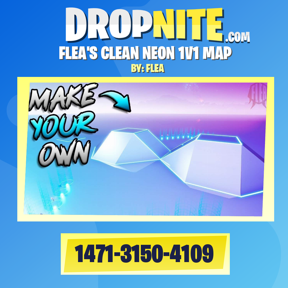 FLEA'S CLEAN NEON 1V1 MAP