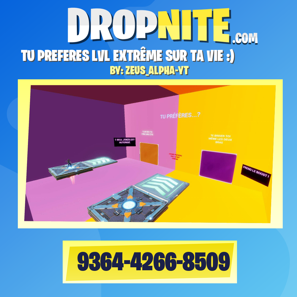 TU PREFERES LVL EXTRÊME SUR TA VIE :)