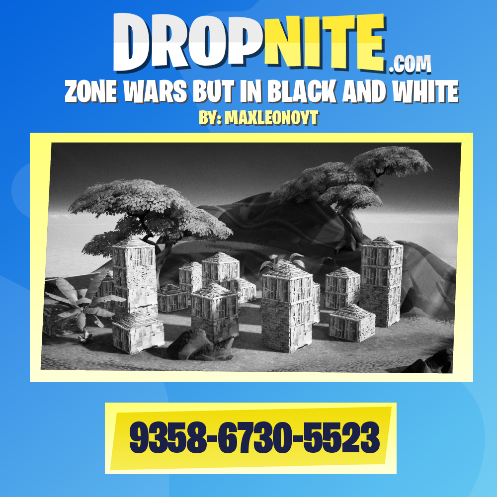 ZONE WARS BUT IN BLACK AND WHITE