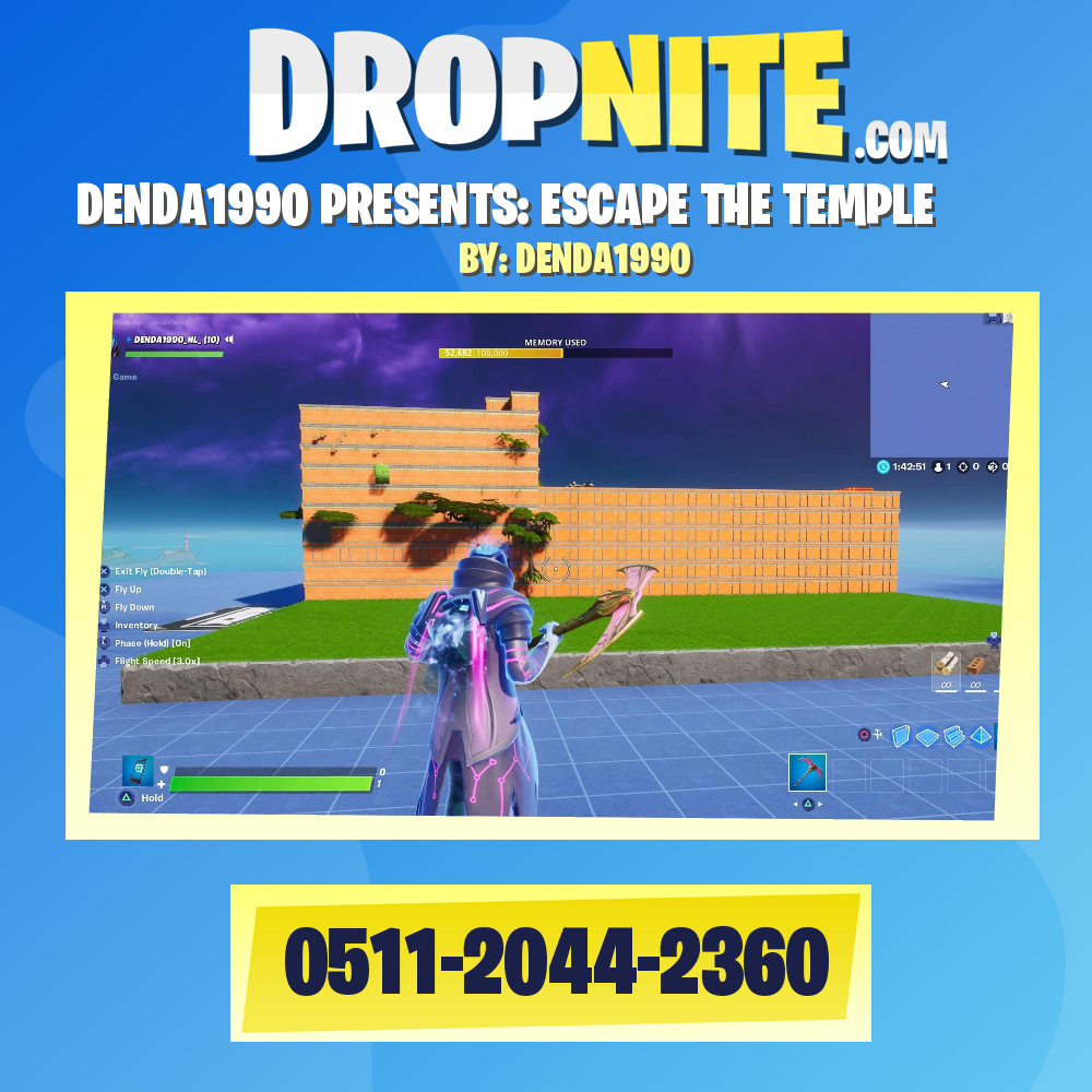 DENDA1990 PRESENTS: ESCAPE THE TEMPLE