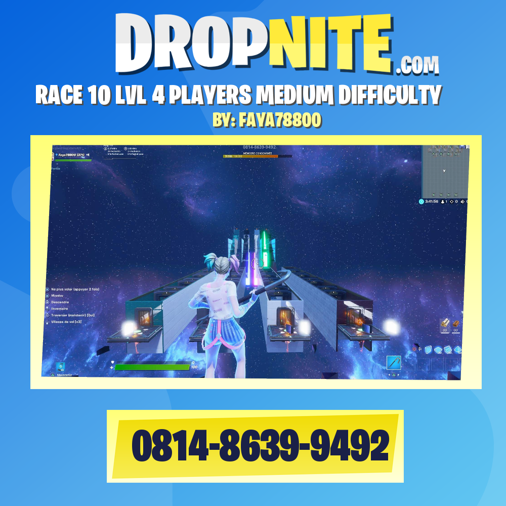 RACE 10 LVL 4 PLAYERS MEDIUM DIFFICULTY