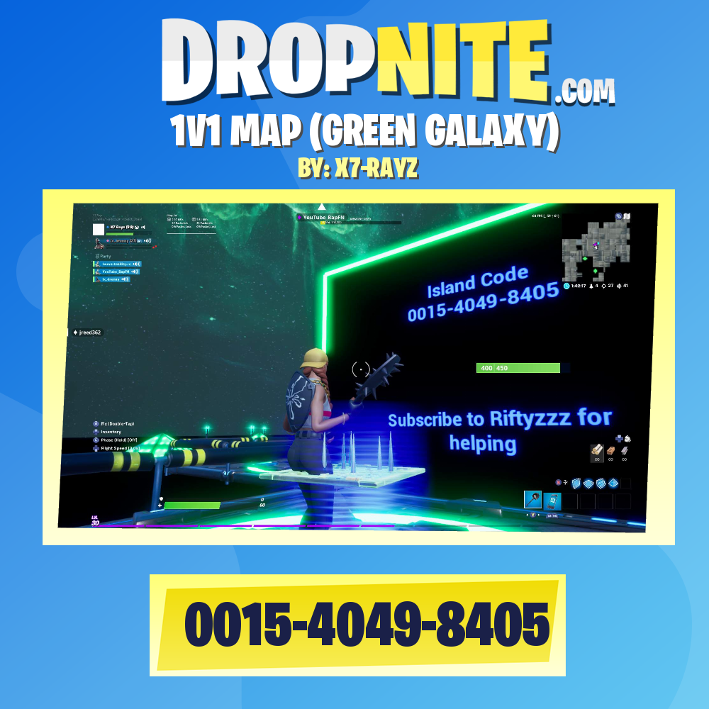 1V1 MAP (GREEN GALAXY)