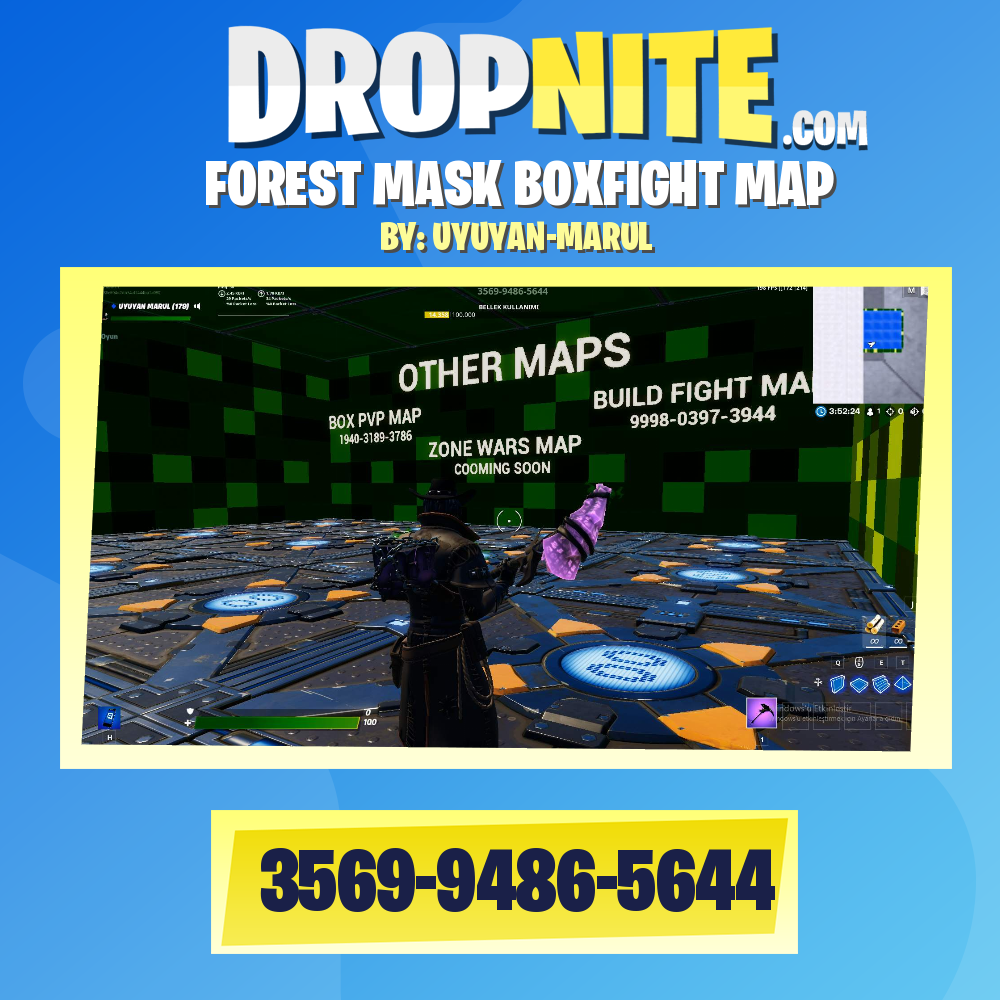 FOREST MASK BOXFIGHT MAP