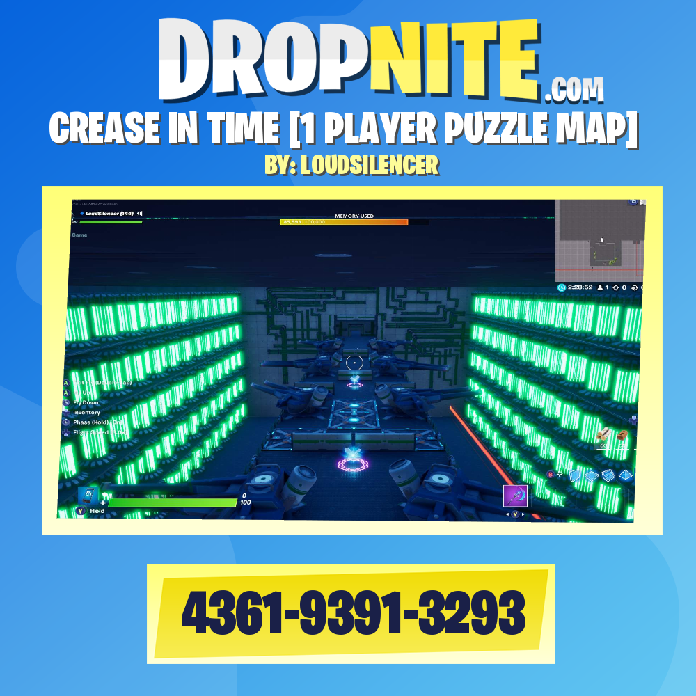 CREASE IN TIME [1 PLAYER PUZZLE MAP]