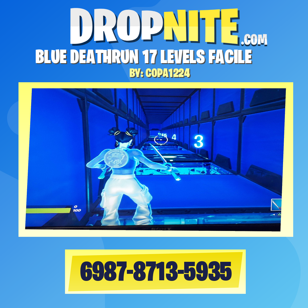 BLUE DEATHRUN 17 LEVELS FACILE