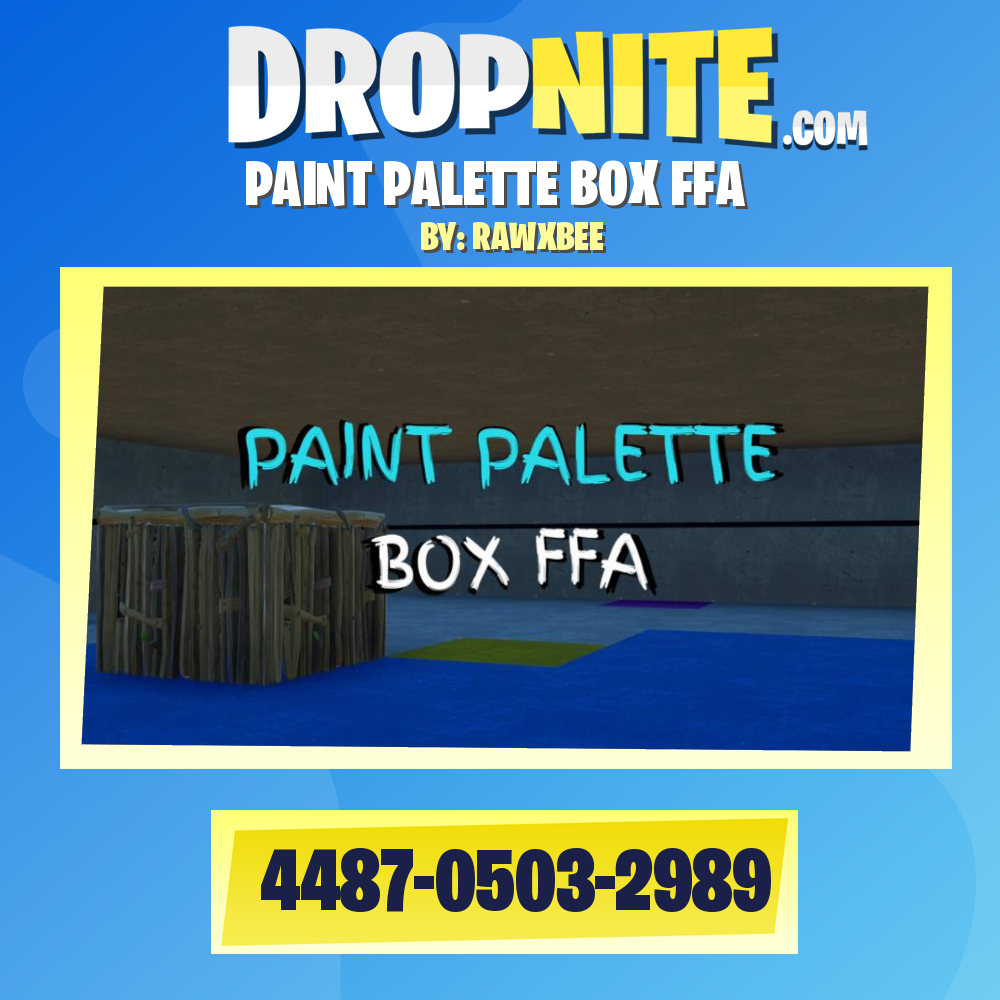 PAINT PALETTE BOX FFA