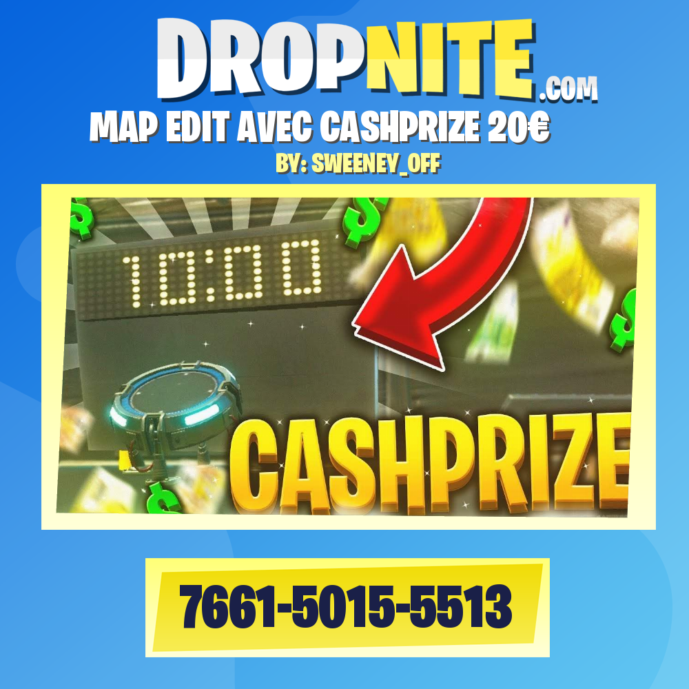 MAP EDIT AVEC CASHPRIZE 20€