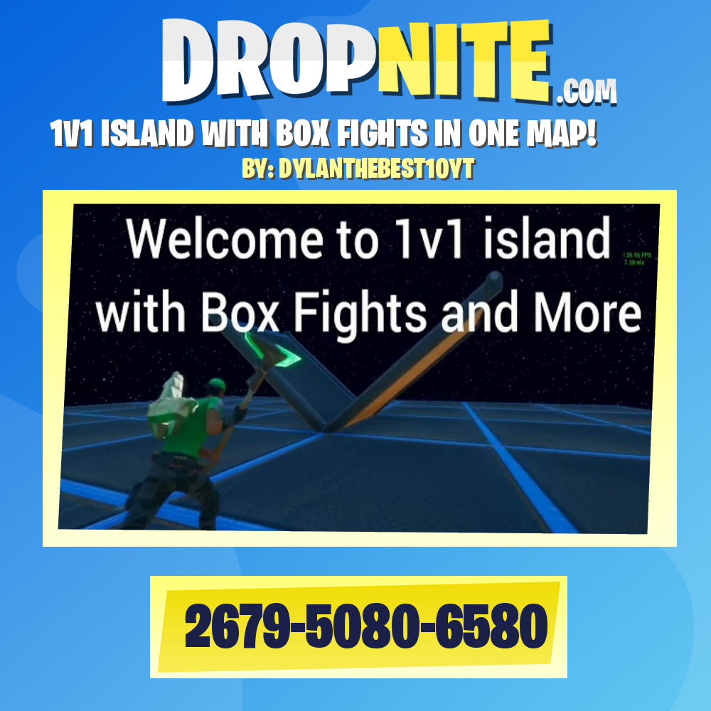 1V1 ISLAND WITH BOX FIGHTS IN ONE MAP!