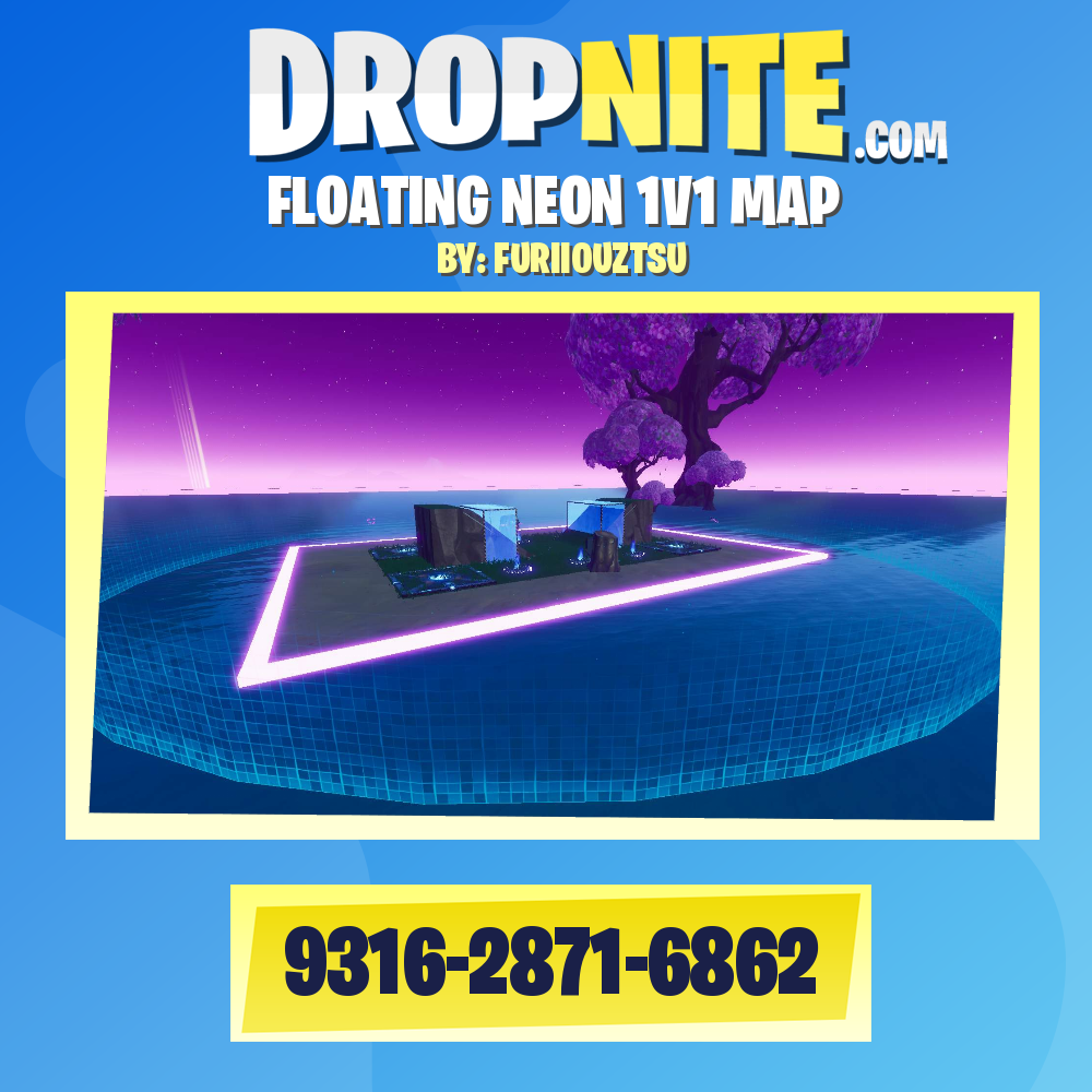 FLOATING NEON 1V1 MAP