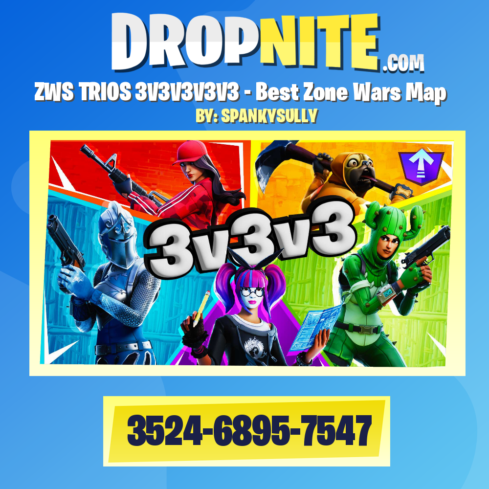 ZWS TRIOS 3V3V3V3V3 - Best Zone Wars Map