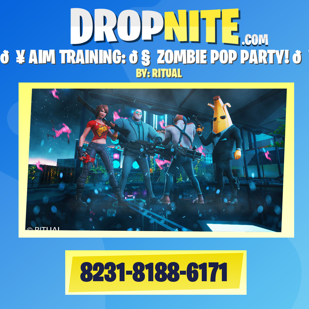 💥 AIM TRAINING: 🧟 ZOMBIE POP PARTY! 💥