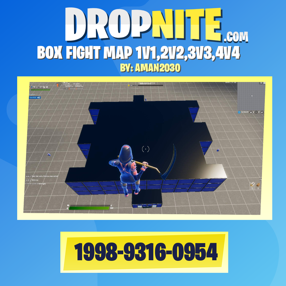 BOX FIGHT MAP 1V1,2V2,3V3,4V4