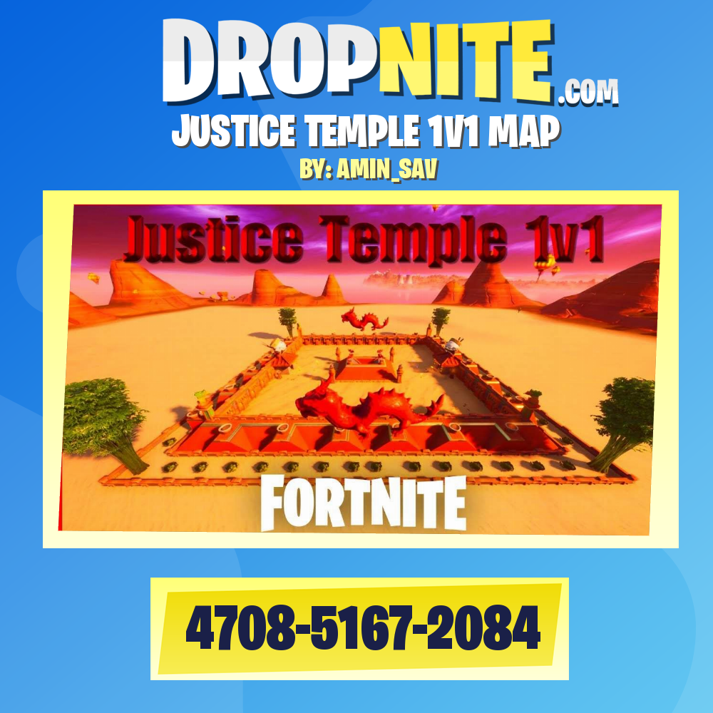JUSTICE TEMPLE 1V1 MAP