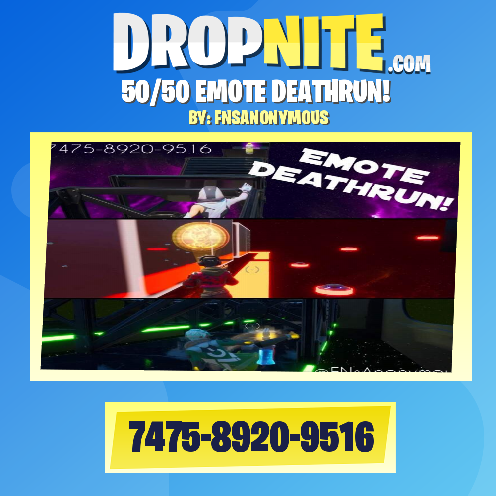 50/50 EMOTE DEATHRUN!