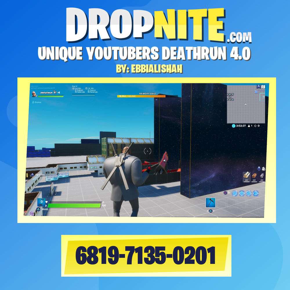 UNIQUE YOUTUBERS DEATHRUN 4.0