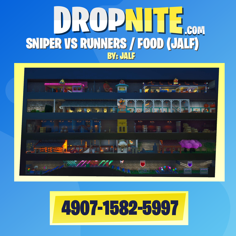 Snipers VS Runners - Fortnite Creative Map Code - Dropnite