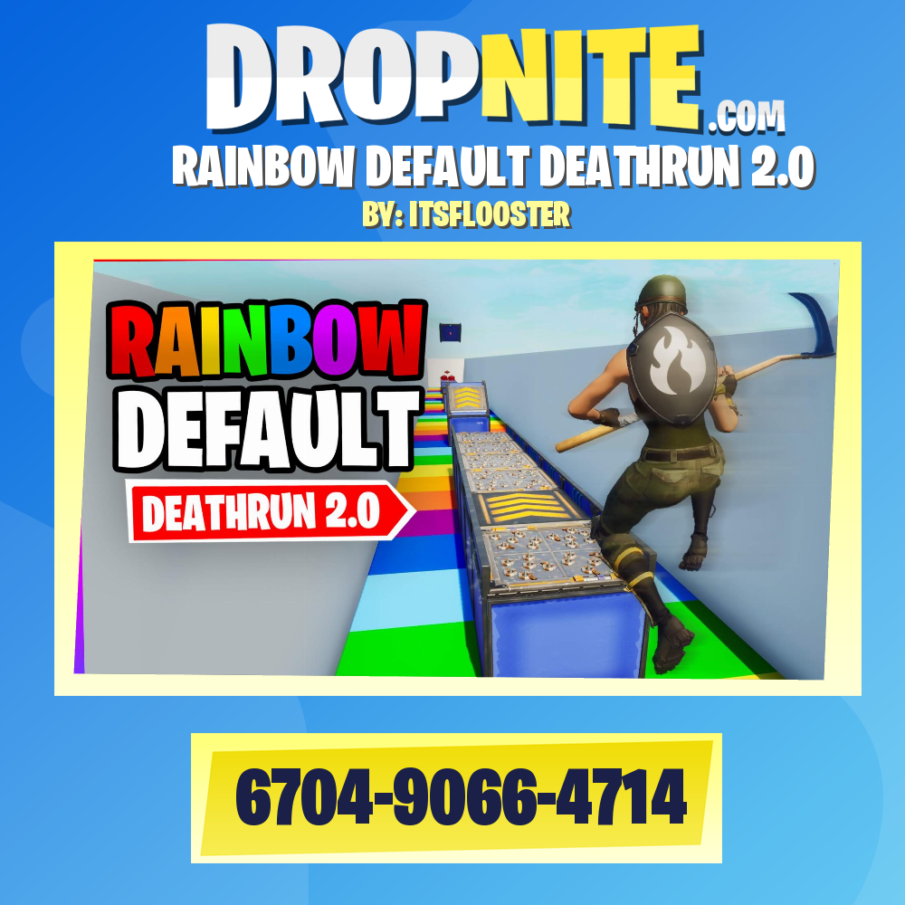 THE DEFAULT DEATHRUN OF 2020 - Fortnite Creative Map Code - Dropnite