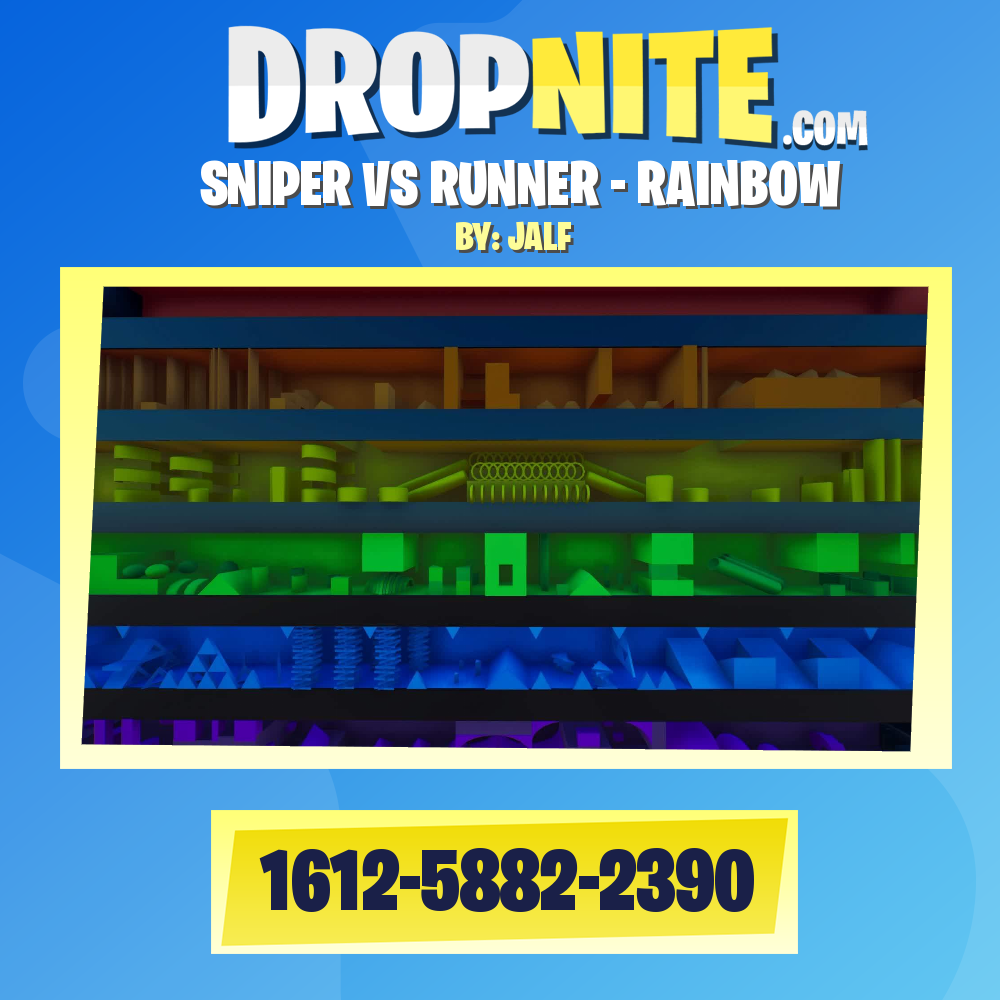 The Rainbow Race In Space! - Fortnite Creative Map Code - Dropnite