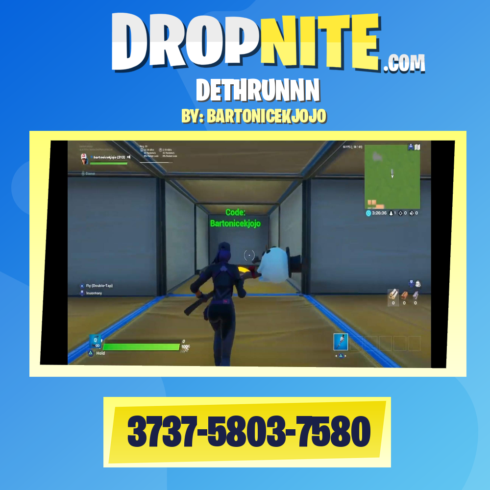 JOJO'S DEATHRUN - Fortnite Creative Map Code - Dropnite